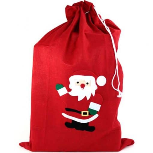 Christmas Santa Sack Red Fleece