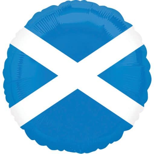 Blue & White Scottish Flag Balloon