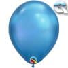 Chrome Blue Latex Balloons