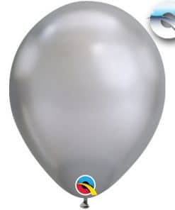 Chrome Silver Latex Balloons