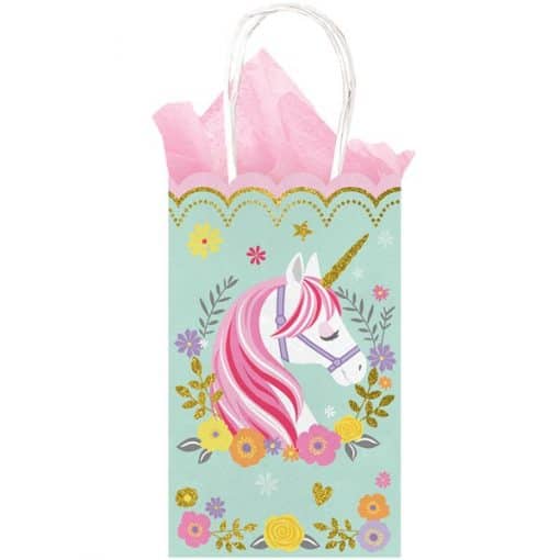 Magical Unicorn Party Glittery Paper Party Bags