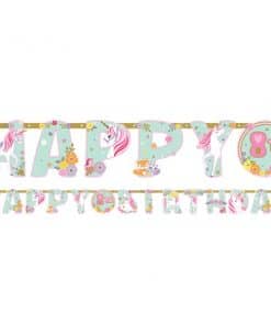 Magical Unicorn Party Add an Age Birthday Banner