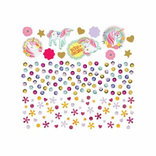 Magical Unicorn Party Table Confetti