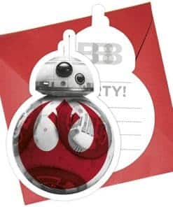 Star Wars The Last Jedi Party Invitations