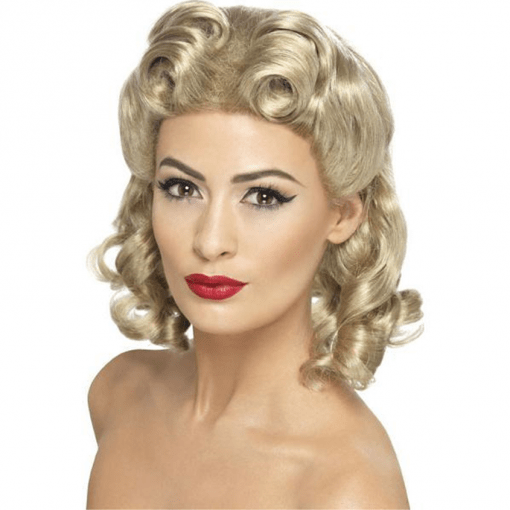 Blonde 40's Sweetheart Adult Wig