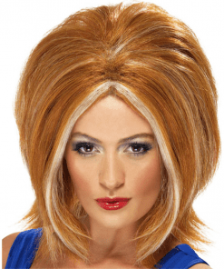 90's Ginger Power Auburn Adult Wig