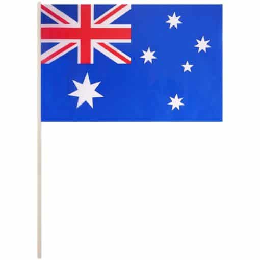 Australian Hand Waving Flag