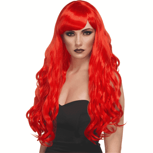 Desire Long Curly Wig - Red