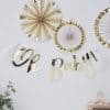 Oh Baby Gold Foiled 'Oh Baby!' Letter Banner