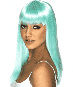 Glamourama Adult Neon Aqua Wig