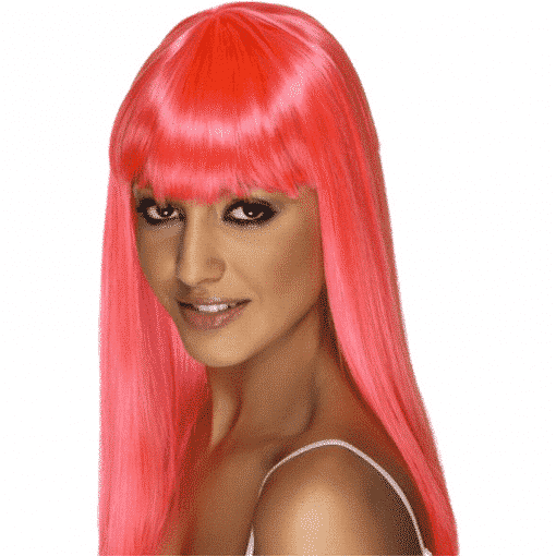 Glamourama Adult Neon Pink Wig