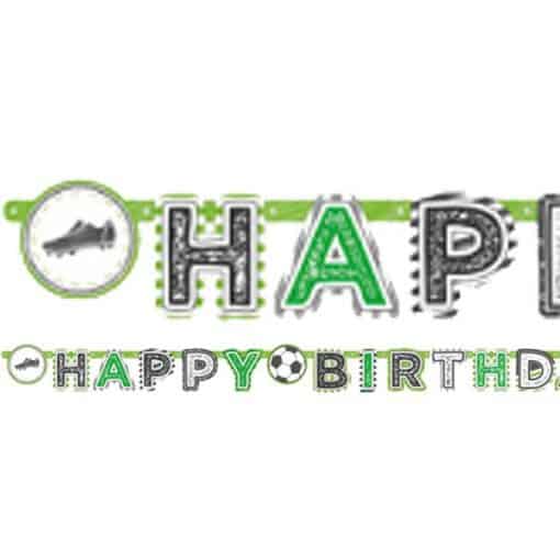 Kicker Football Party 'Happy Birthday' Letter Banner