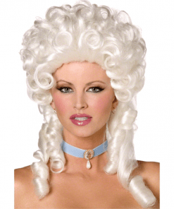 White Lady Baroque Adult Wig