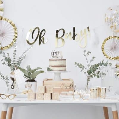 Oh baby Shower Party Decorations, Stylish Novelties & Disposbale Tableware