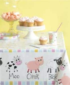 Farmyard Party Plastic Tablecover