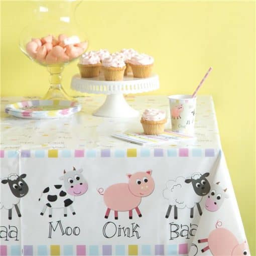 Farmyard Party Plastic Tablecover