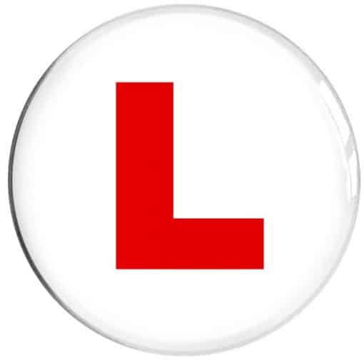 'L' Plate Jumbo Badge