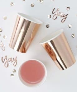 Pick & Mix Rose Gold Foiled Paper Cups