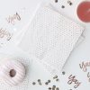 Pick & Mix Rose Gold Spotty Foiled Paper Napkins