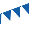 Royal Blue Paper Bunting