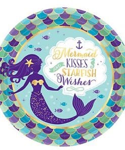 Mermaid Wishes Lunch Plate