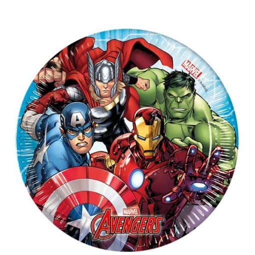 Mighty Avengers Party Dessert Plates