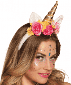 Rose Unicorn Headband