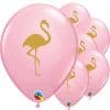 Pink Flamingo Printed Latex Balloons