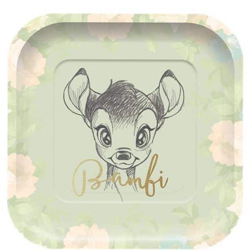 Bambi Party Square Plates