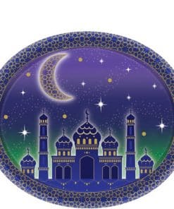 Eid Oval Paper Plates