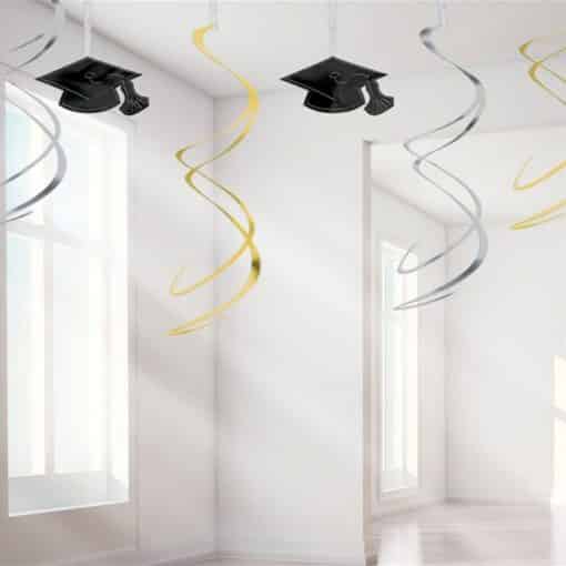 Graduation Hanging Swirl Garland