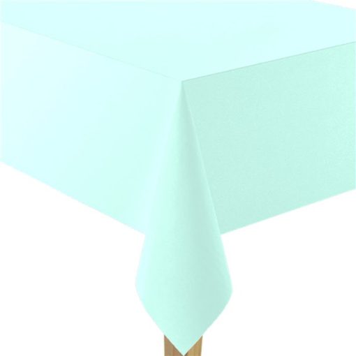 Mint Green Plastic Tablecover