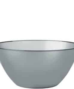 Silver Plastic Extra Large Serving Bowl - 4.7L