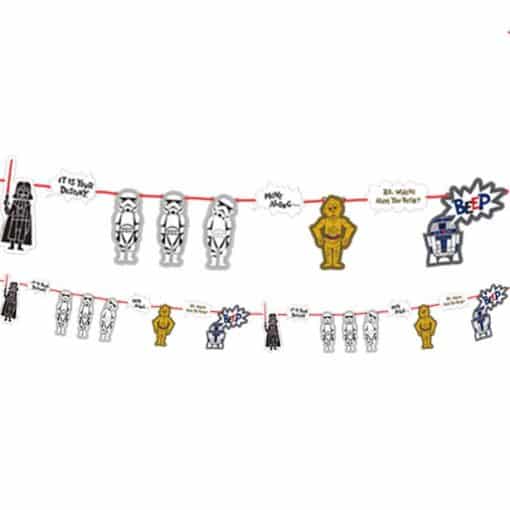 Star Wars Paper Cut Party Garland Kit