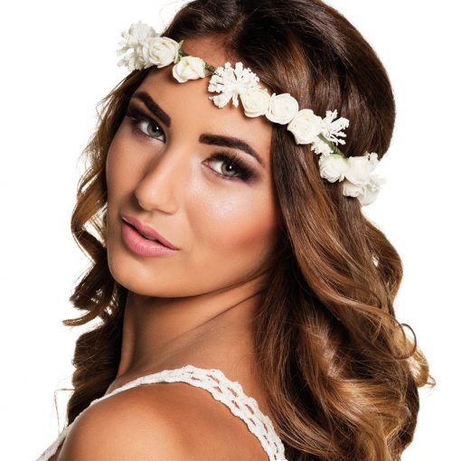 White Flower Headband