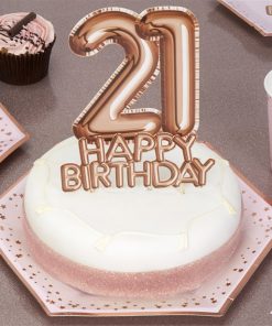 21st Glitz & Glamour Birthday Cake Topper