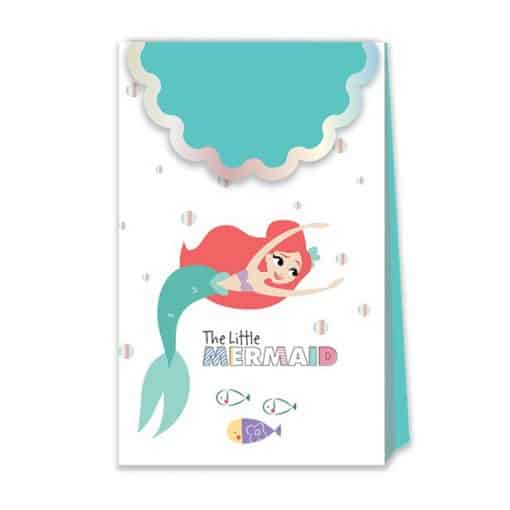 Ariel Under The Sea Party Paper Bags