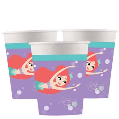 Ariel Under The Sea Party Paper Cups