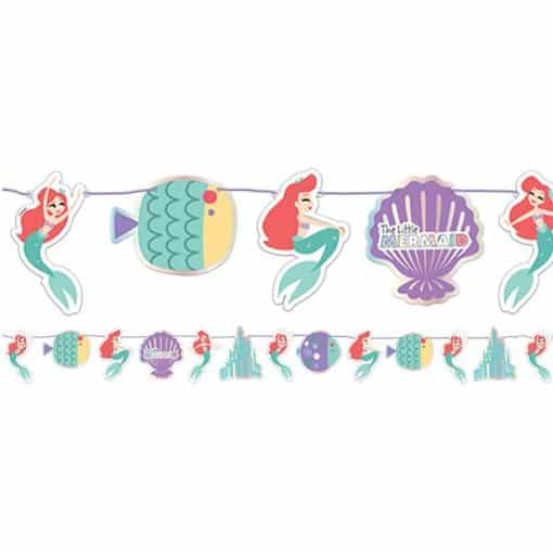 Ariel Under The Sea Party Paper Garland Kit