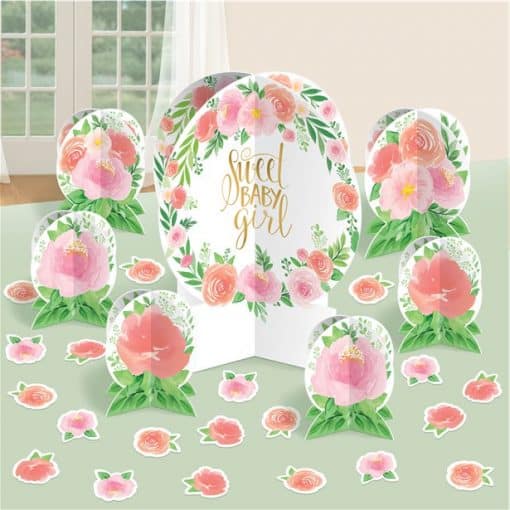 Floral Baby Table Decorating Kit