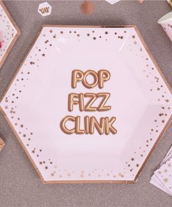 Glitz & Glamour 'Pop Fizz Clink' Paper Plates
