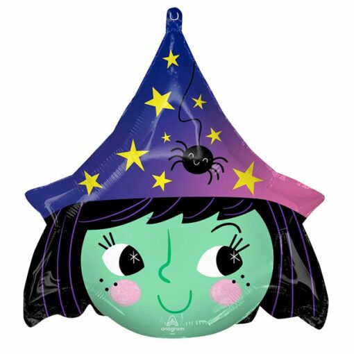Halloween Witch Giant Foil Balloon