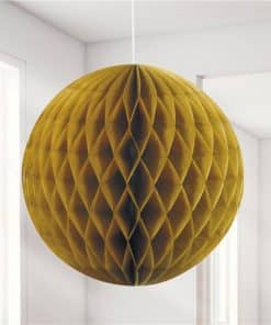 Gold Honeycomb Ball Decoration