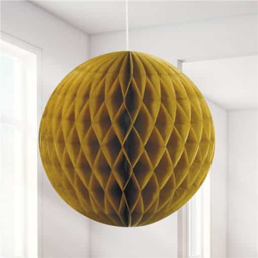 Gold Honeycomb Ball Decoration