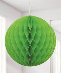 Lime Green Honeycomb Ball Decoration