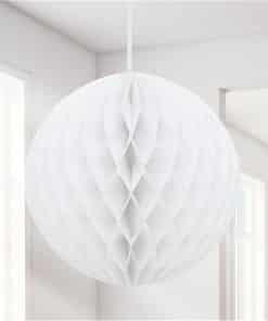 White Honeycomb Ball Decoration