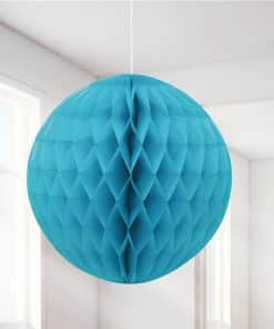 Turquoise Honeycomb Ball Decoration