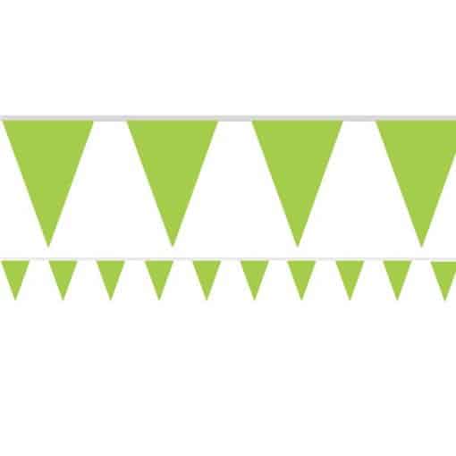 Lime Green Paper Bunting