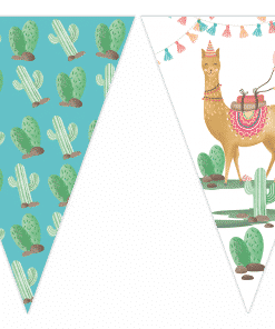 Llama Party Flag Bunting