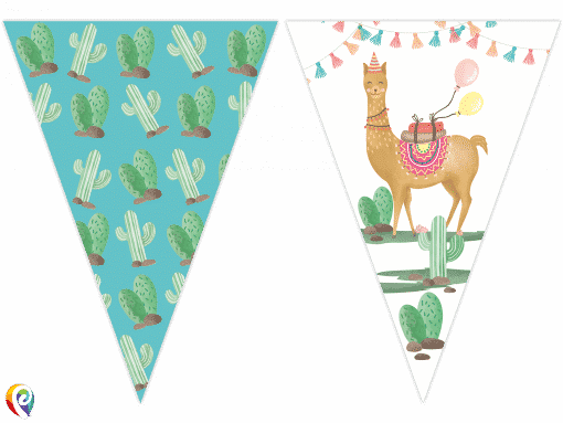 Llama Party Flag Bunting